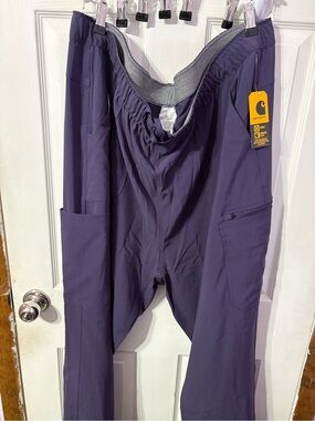 Carhartt Deep Purple Work Pants with Pockets